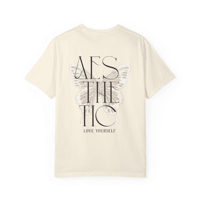 Aesthetic Love Yourself Butterfly Oversized Tee