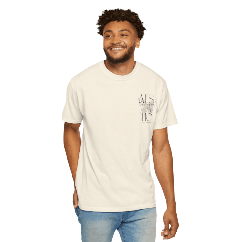 Aesthetic Love Yourself Butterfly Oversized Tee — front