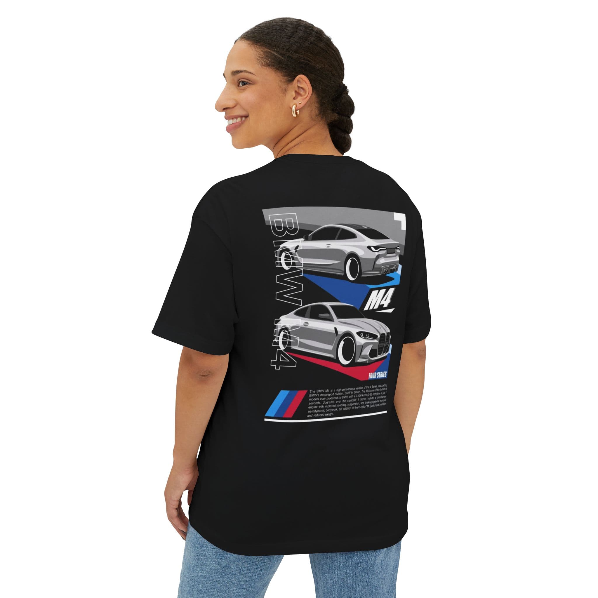 BMW Heritage Oversized Tee — Black