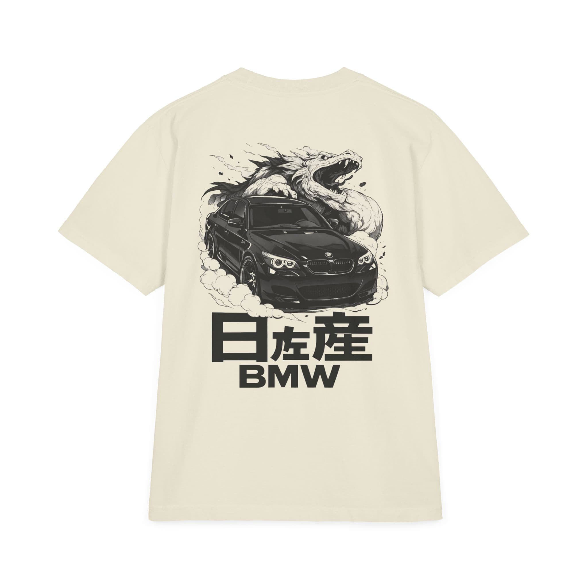 BMW Wordmark Oversized Tee — Beige