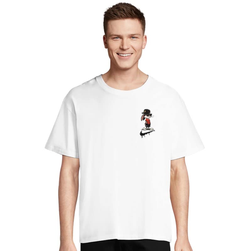 Bugs Bunny Oversized Tee — White