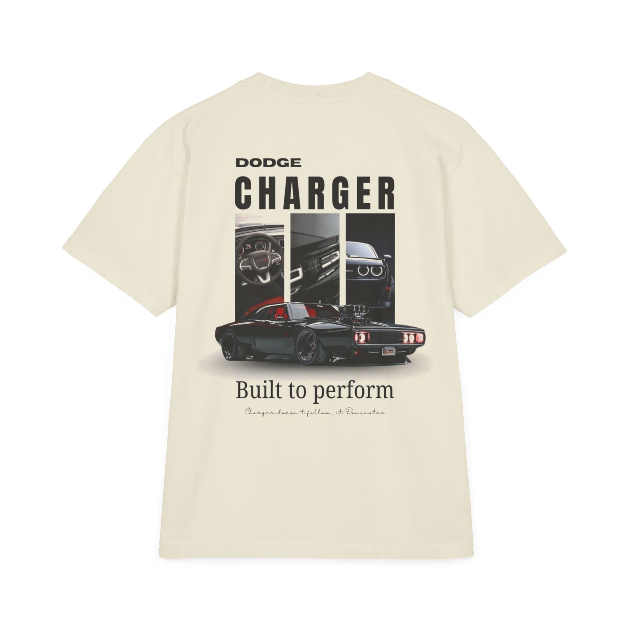Dodge Oversized Tee — Beige