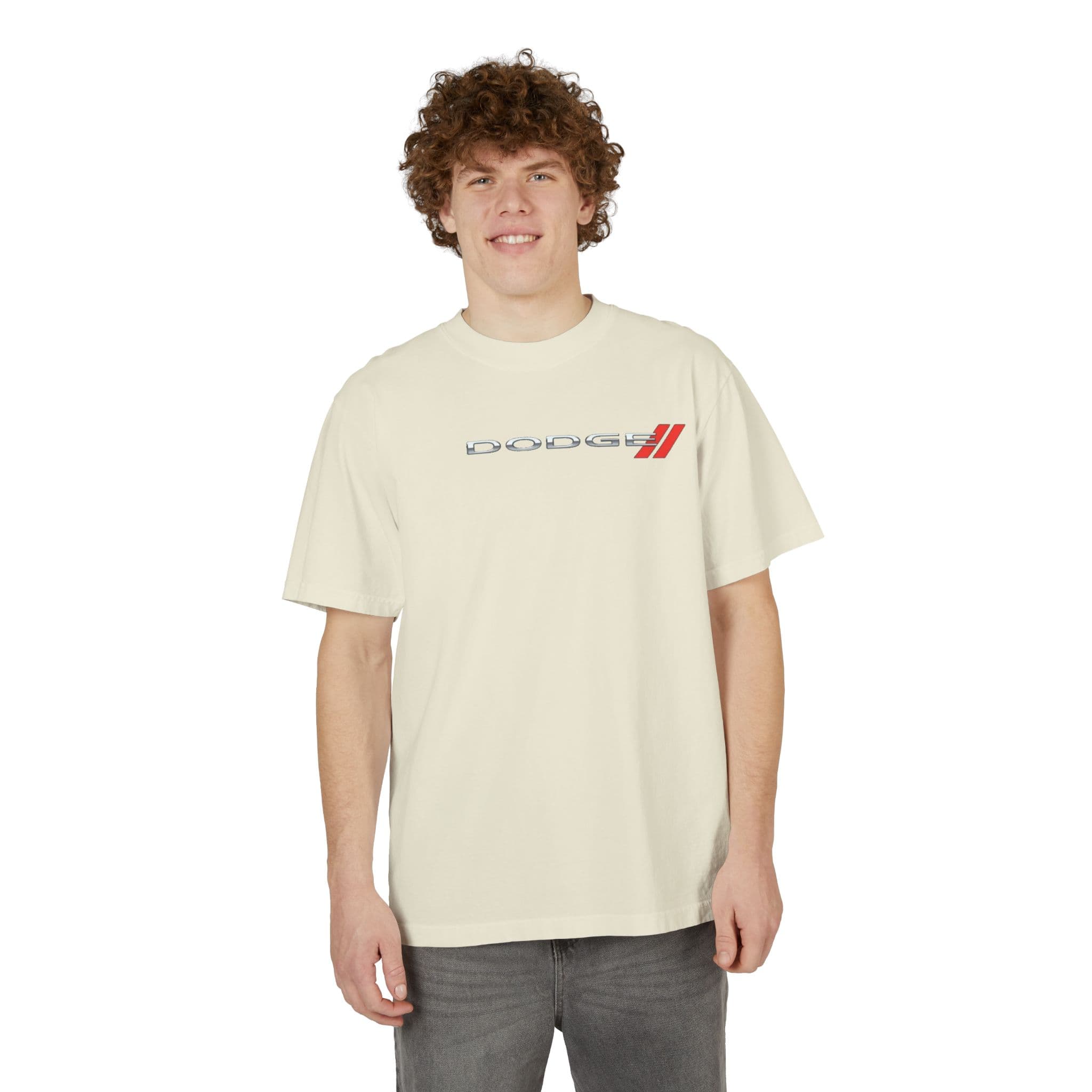 Dodge Oversized Tee — Beige