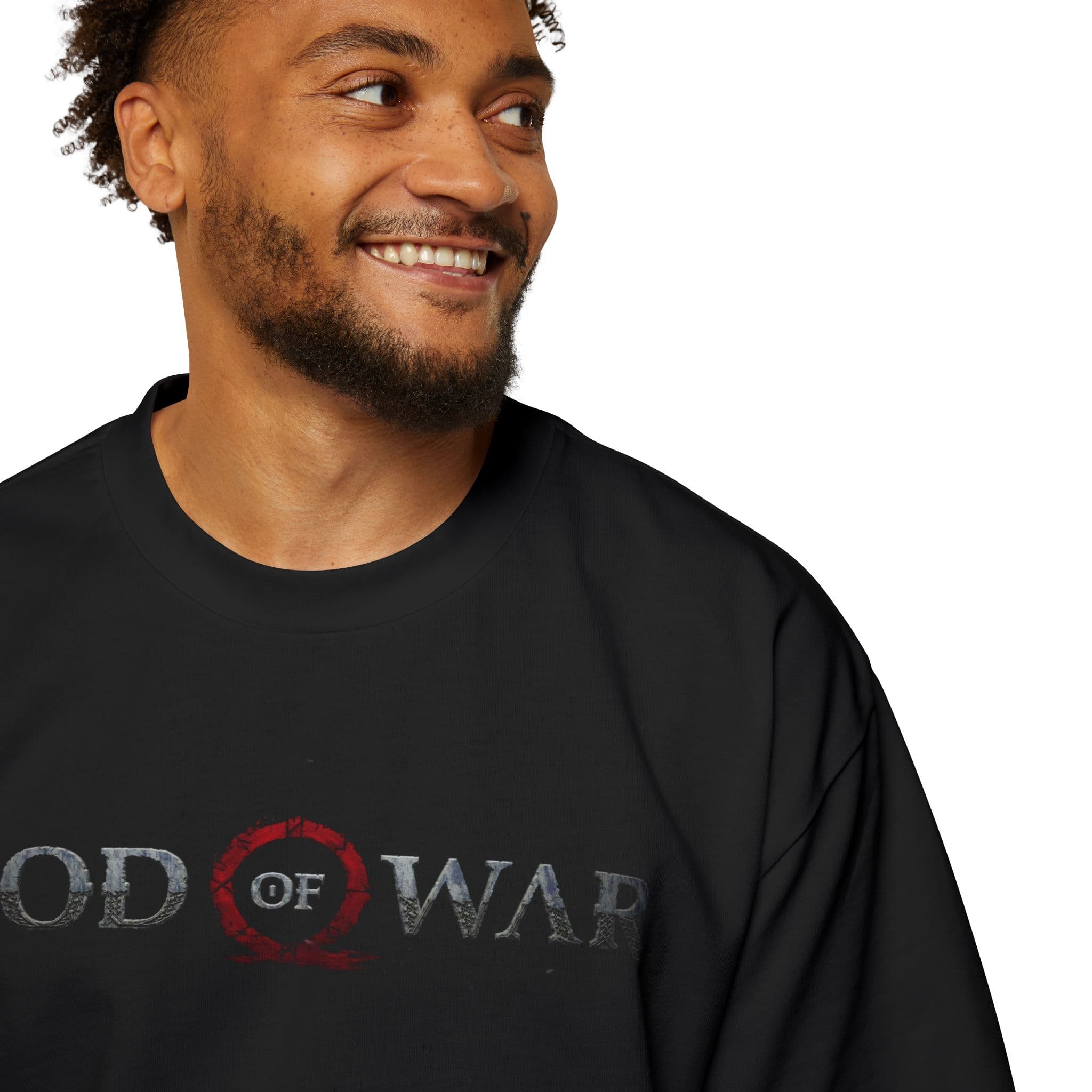 God of War Oversized Tee — Black