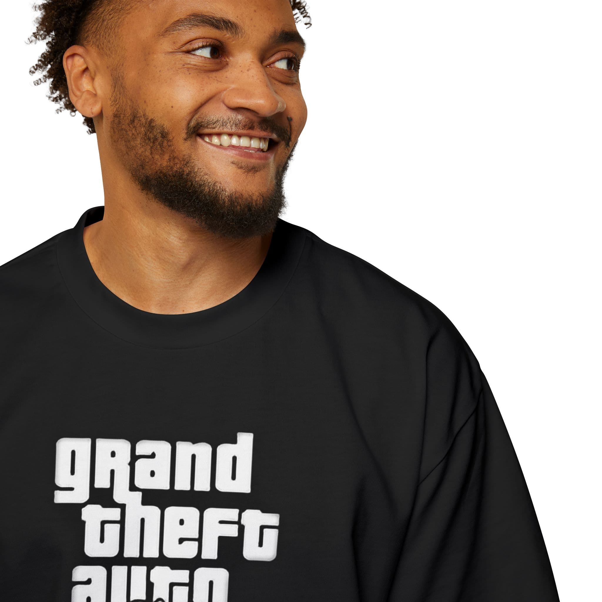 GTA San Andreas Oversized Tee — Black