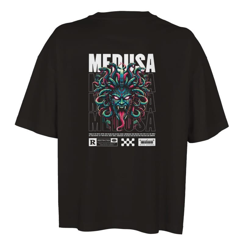 Medusa Portrait Oversized Tee