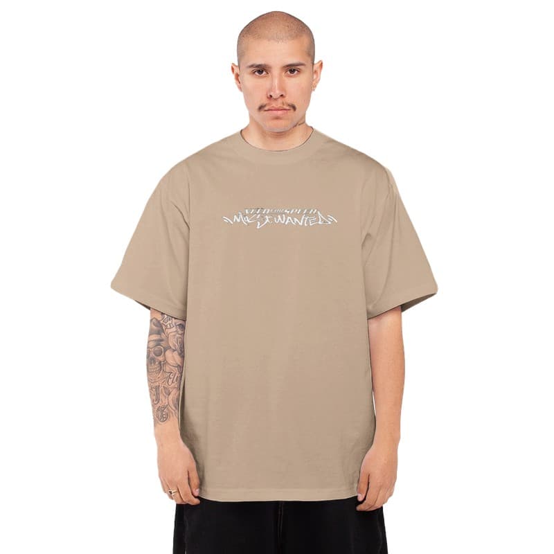 Need for Speed Oversized Tee — Beige