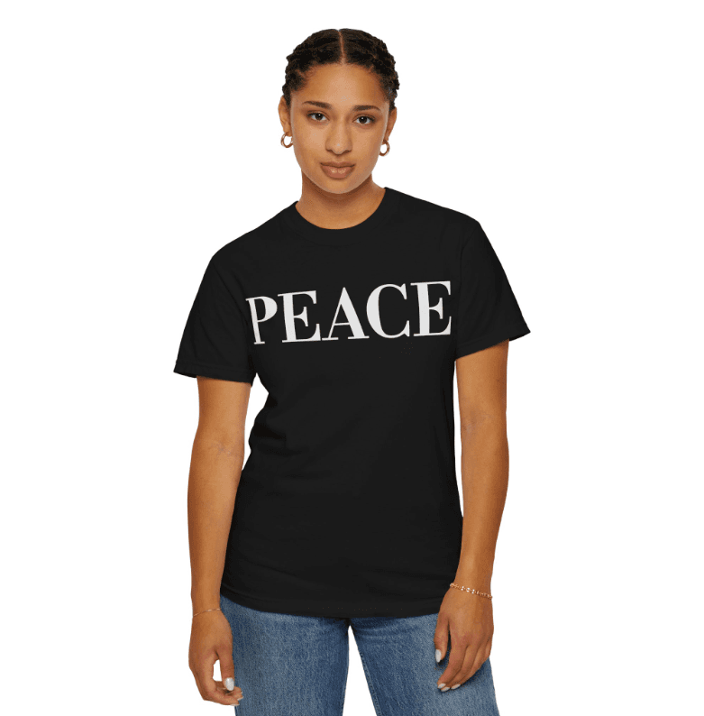 Peace Classic Oversized Tee — front