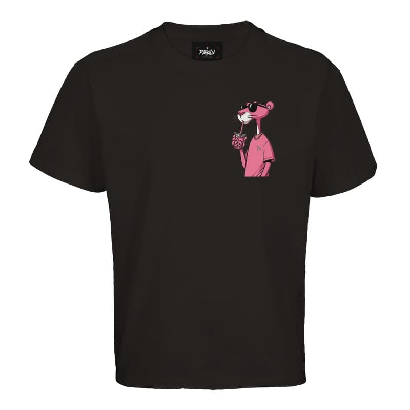Retro Pink Panther Oversized Tee — front