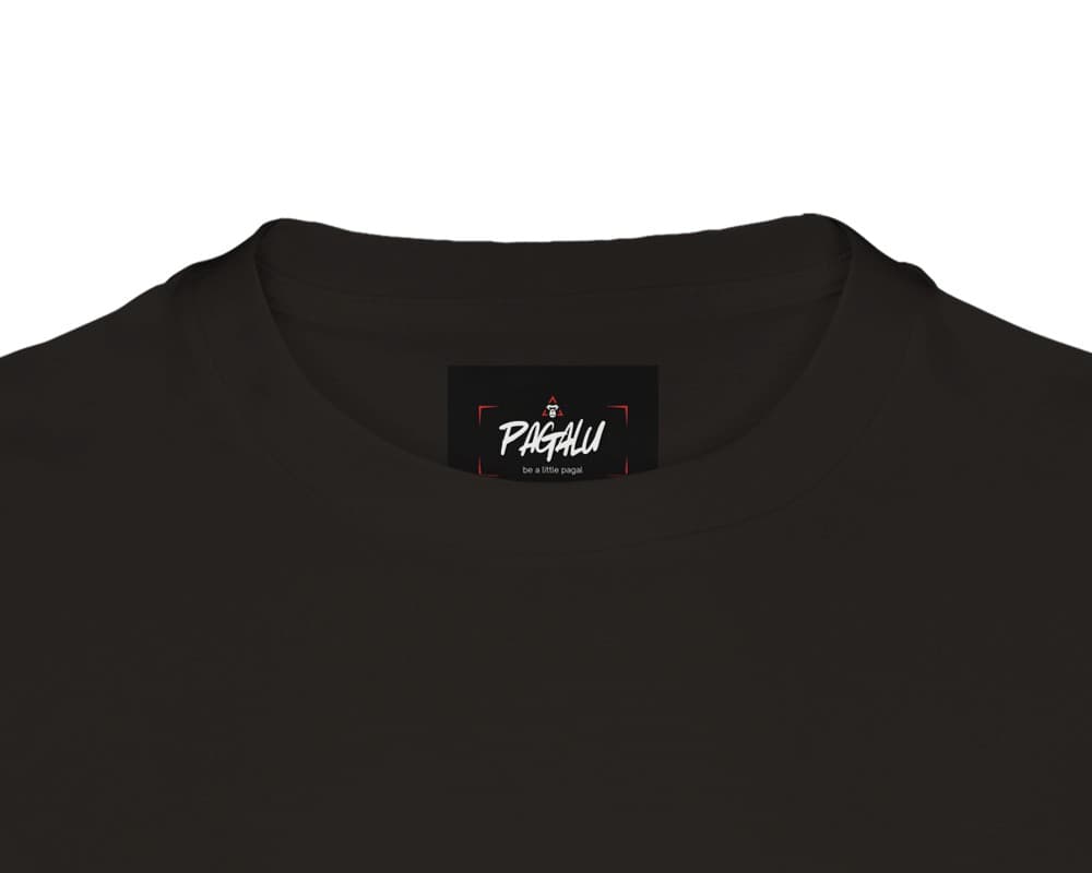Retro Pink Panther Oversized Tee — Black