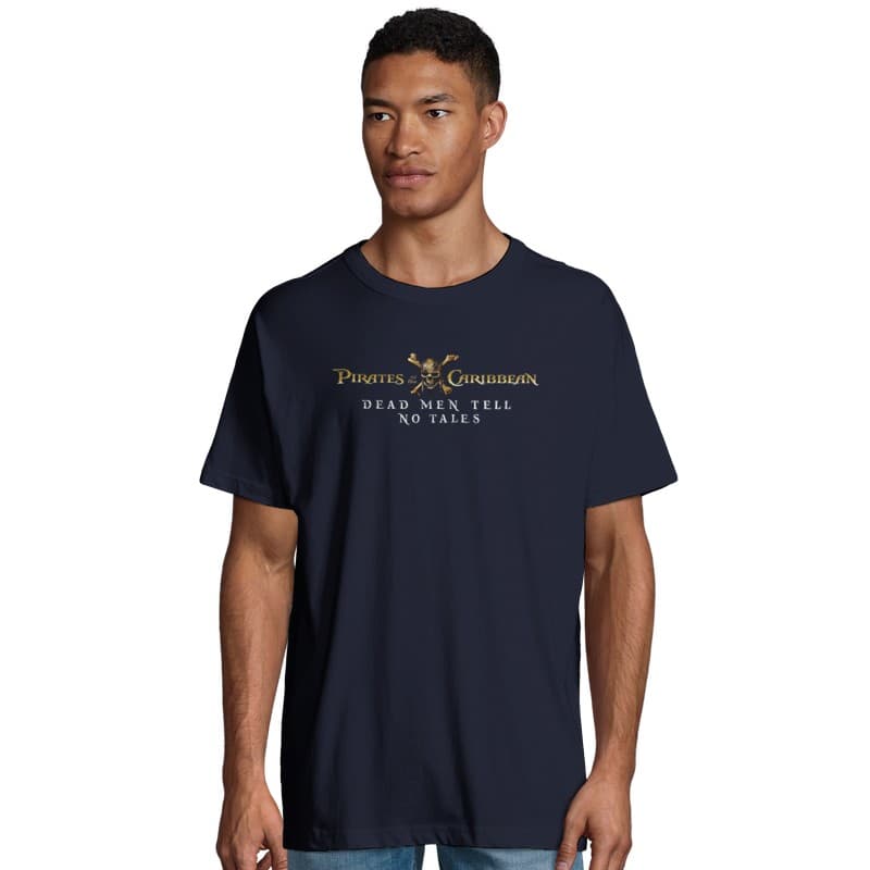 Pirates of the Caribbean Oversized Tee — Blue