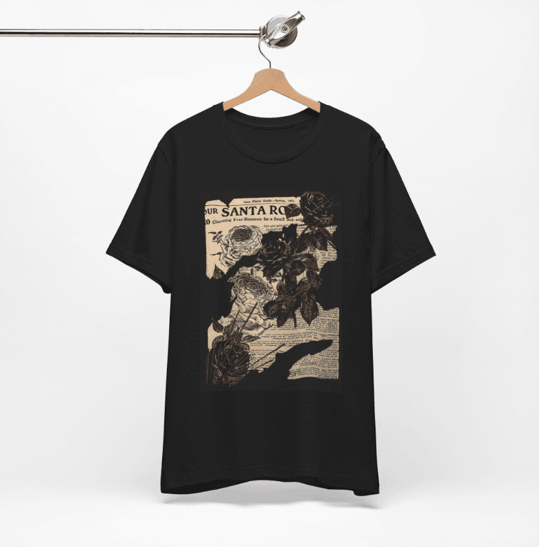 Santa Rose Noir Oversized Tee — Black