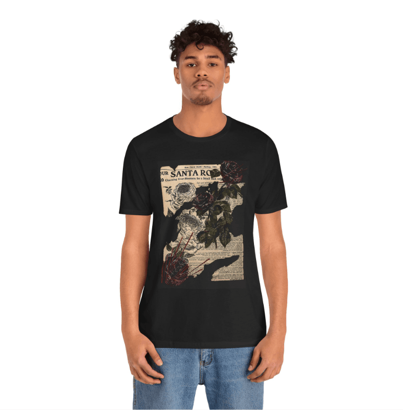 Santa Rose Noir Oversized Tee — Black